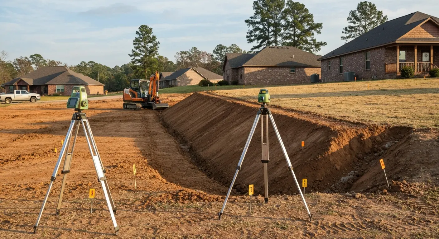 Grading and site preparation