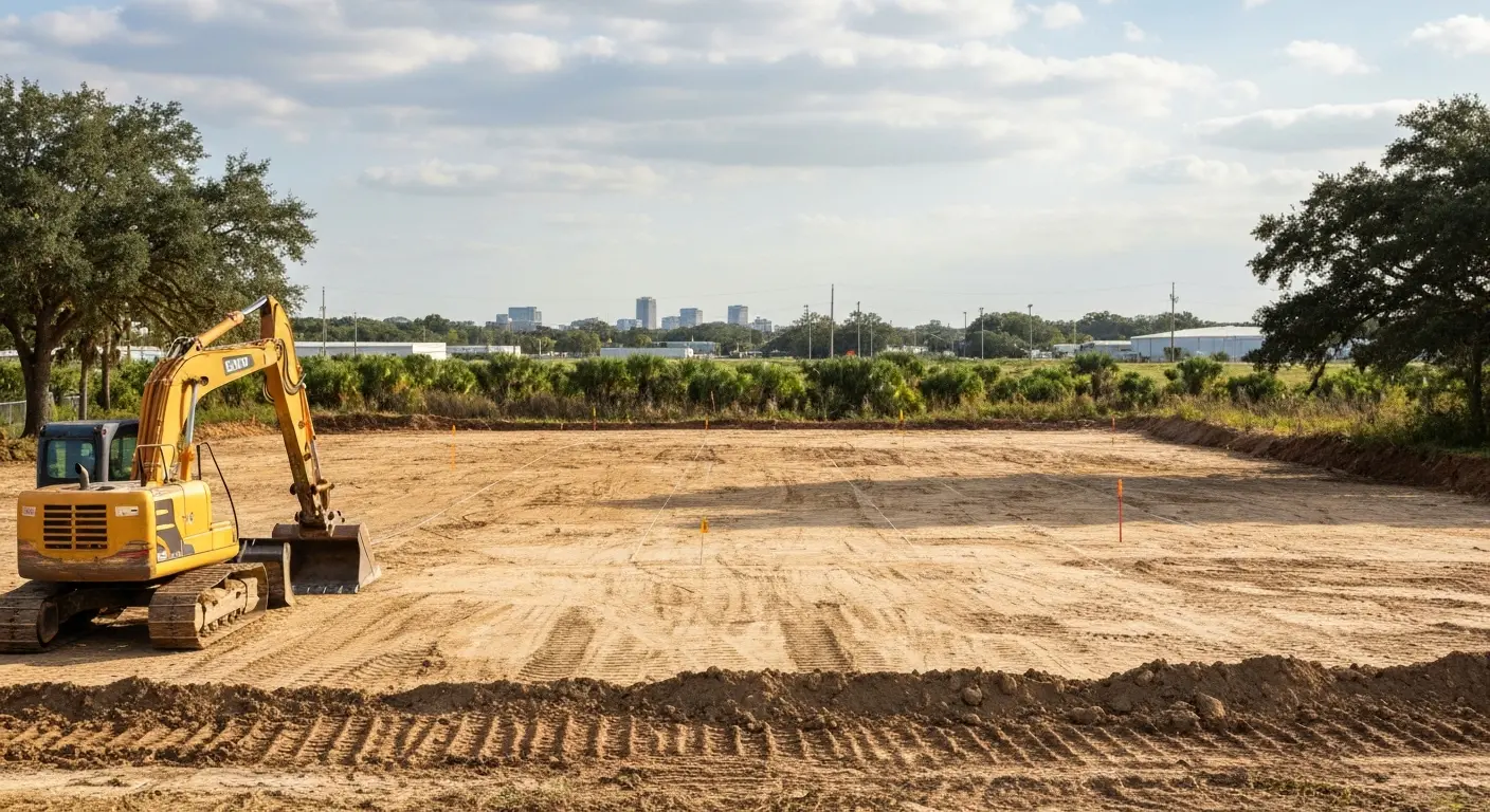 Site clearing in Orlando