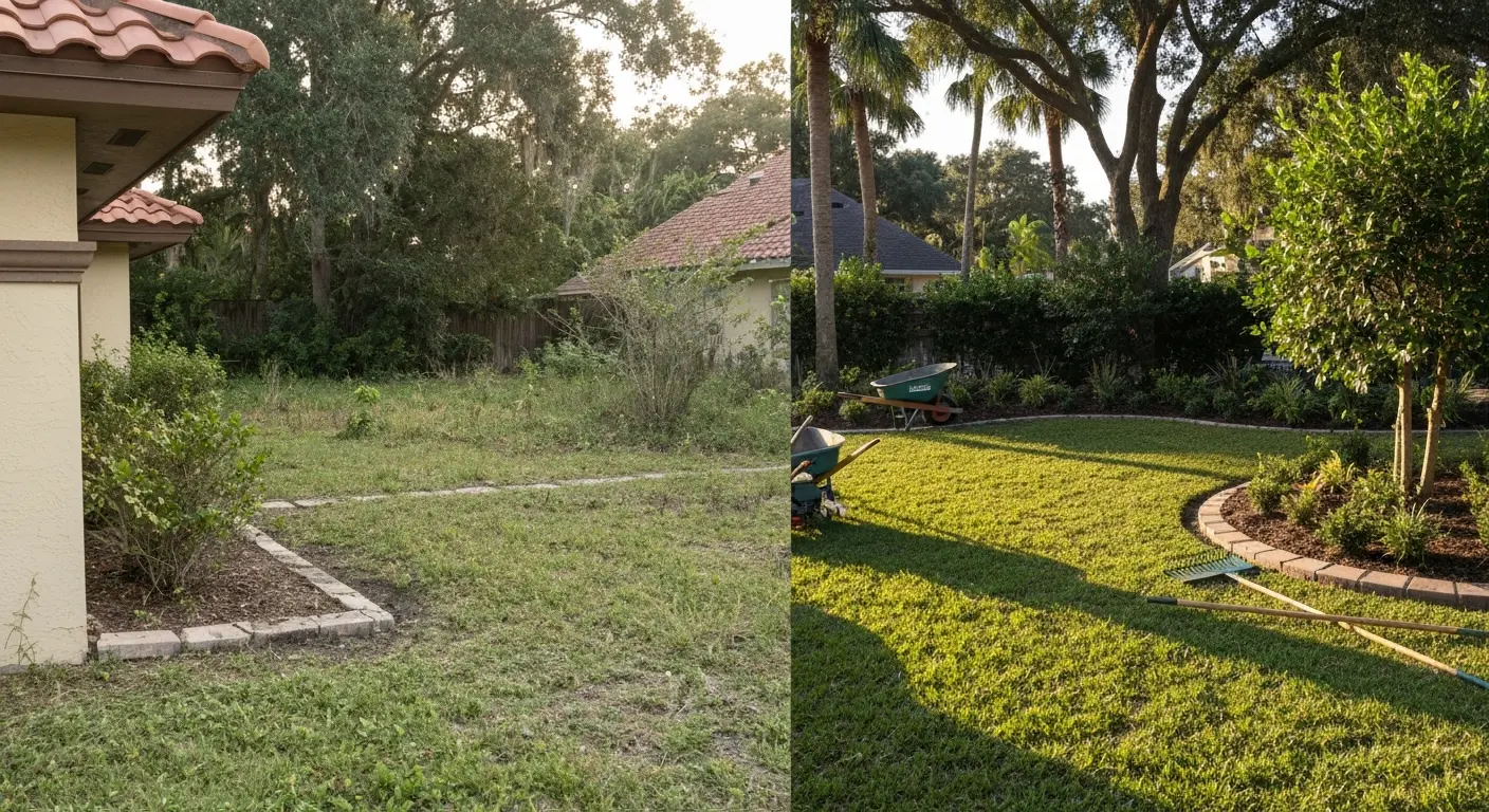 Property transformation landscaping