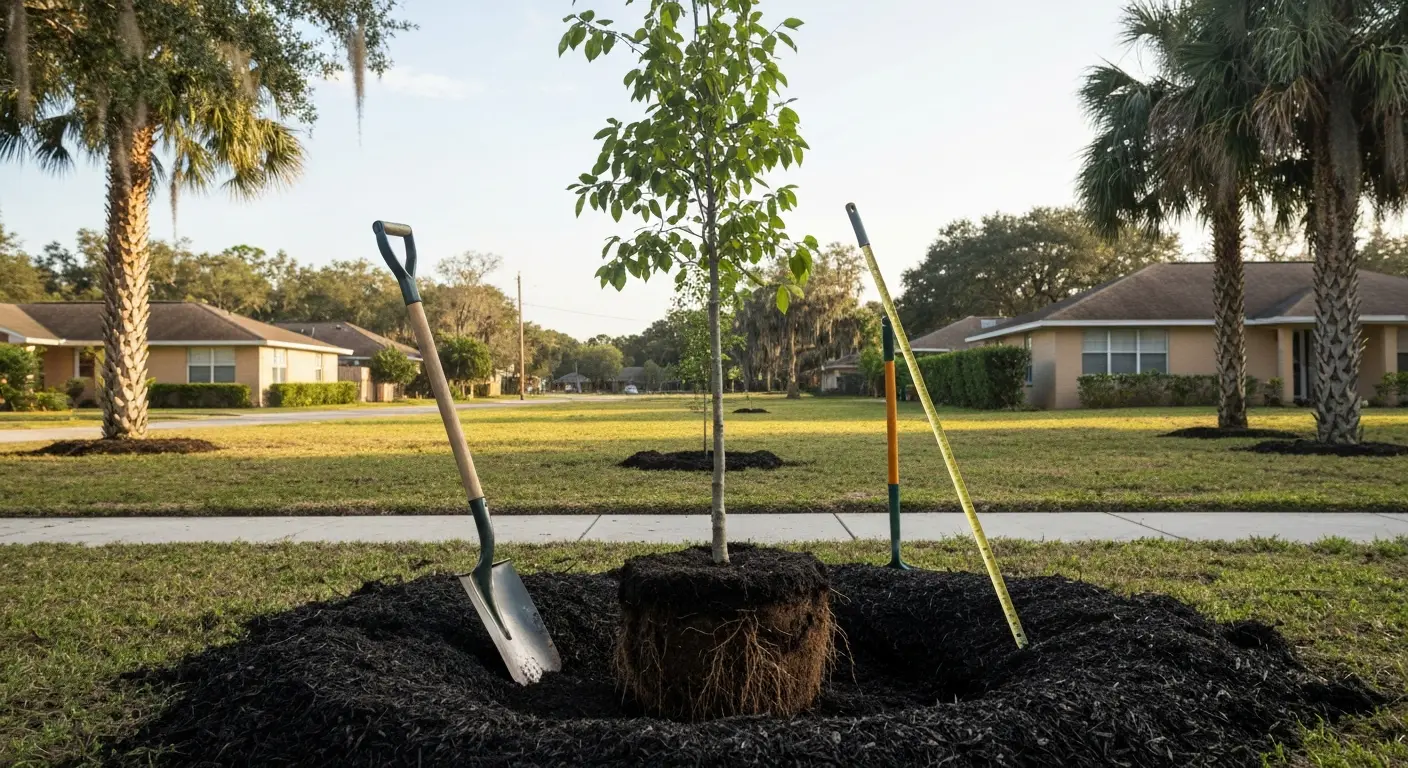 Compliance tree planting