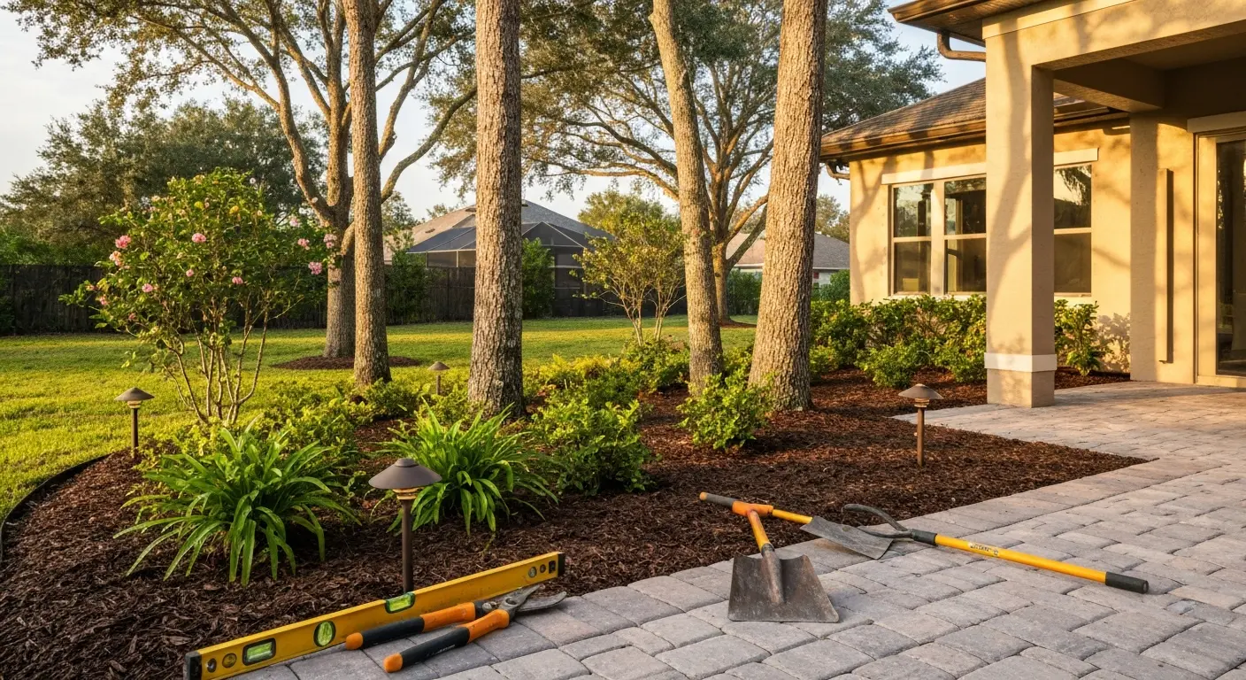 Custom landscape design in Orlando