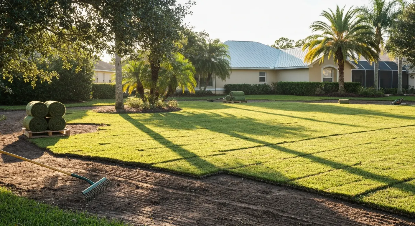 Lawn installation project