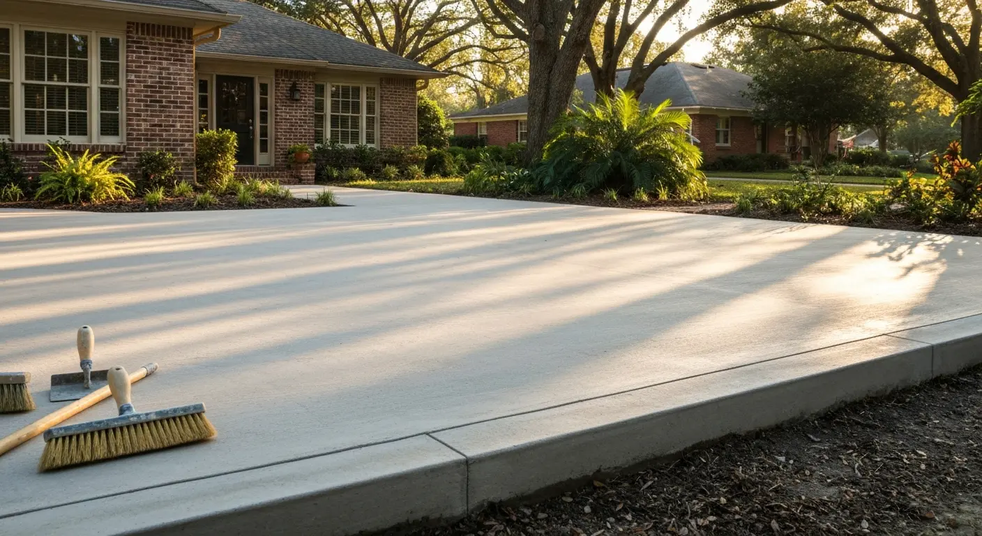 Concrete patio project