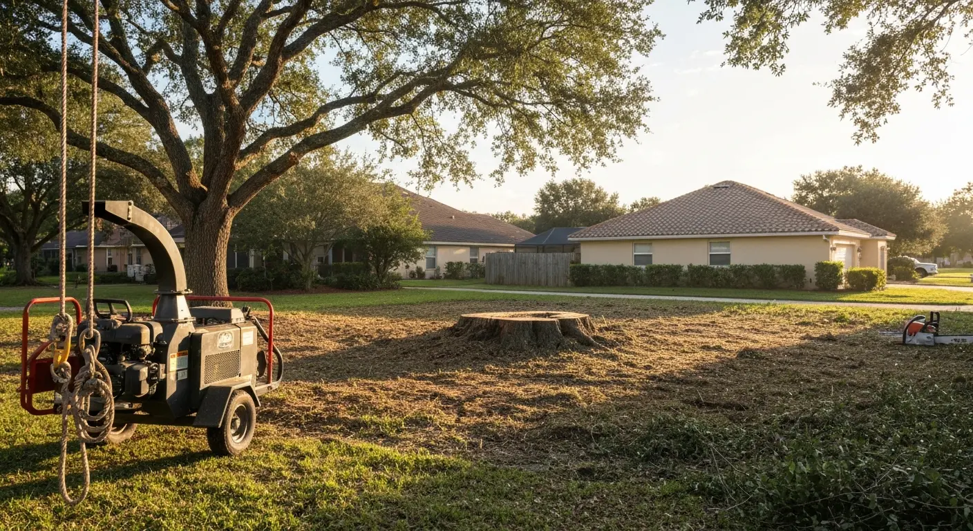 Large tree removal in Orlando