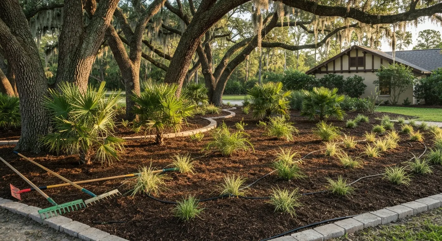 Landscape design installation Downtown Orlando