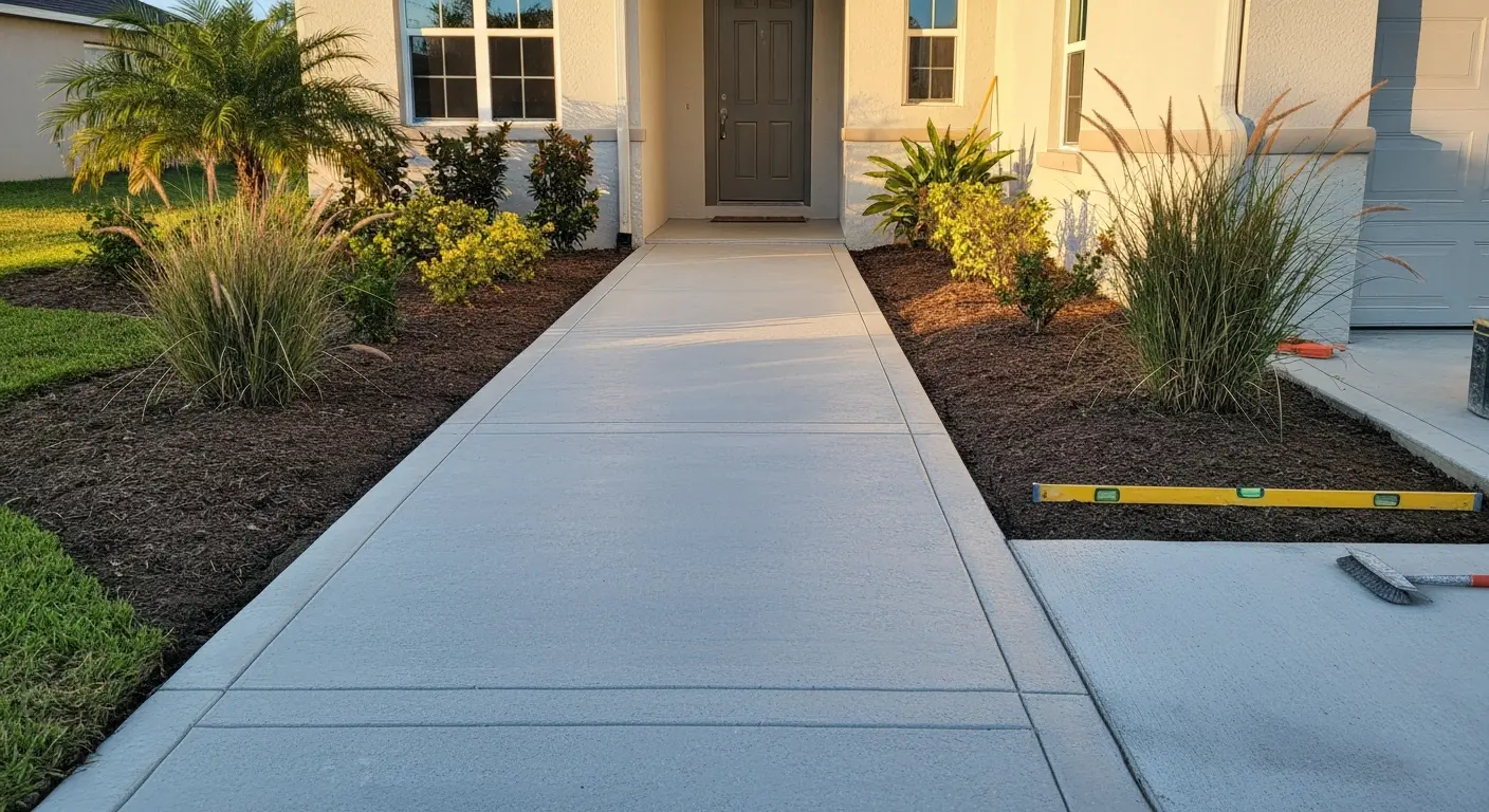 Front entry walkway