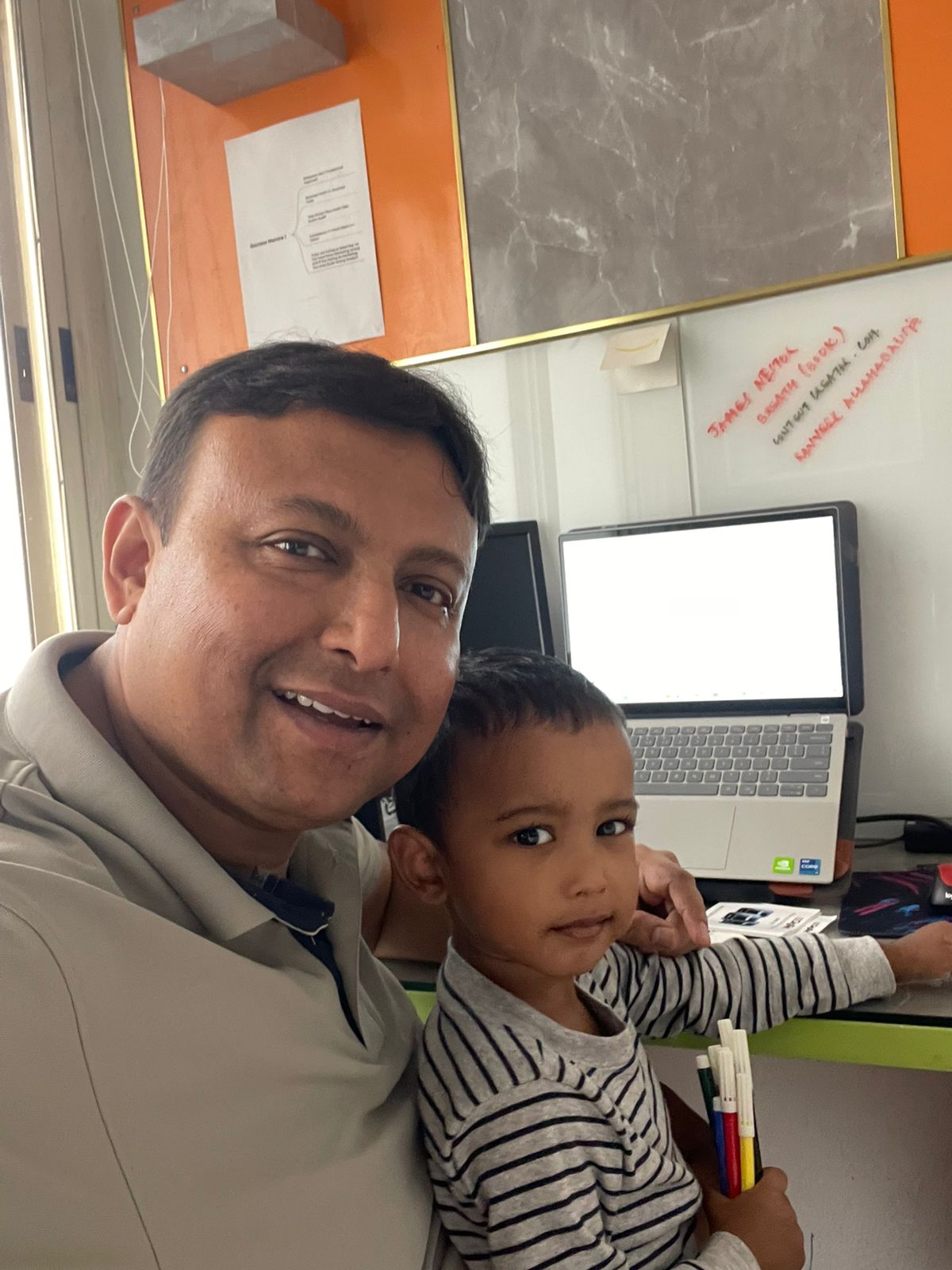 Father and child