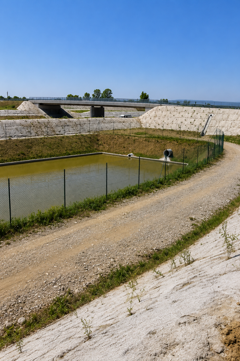 Fort Wayne Retention Pond cleaning