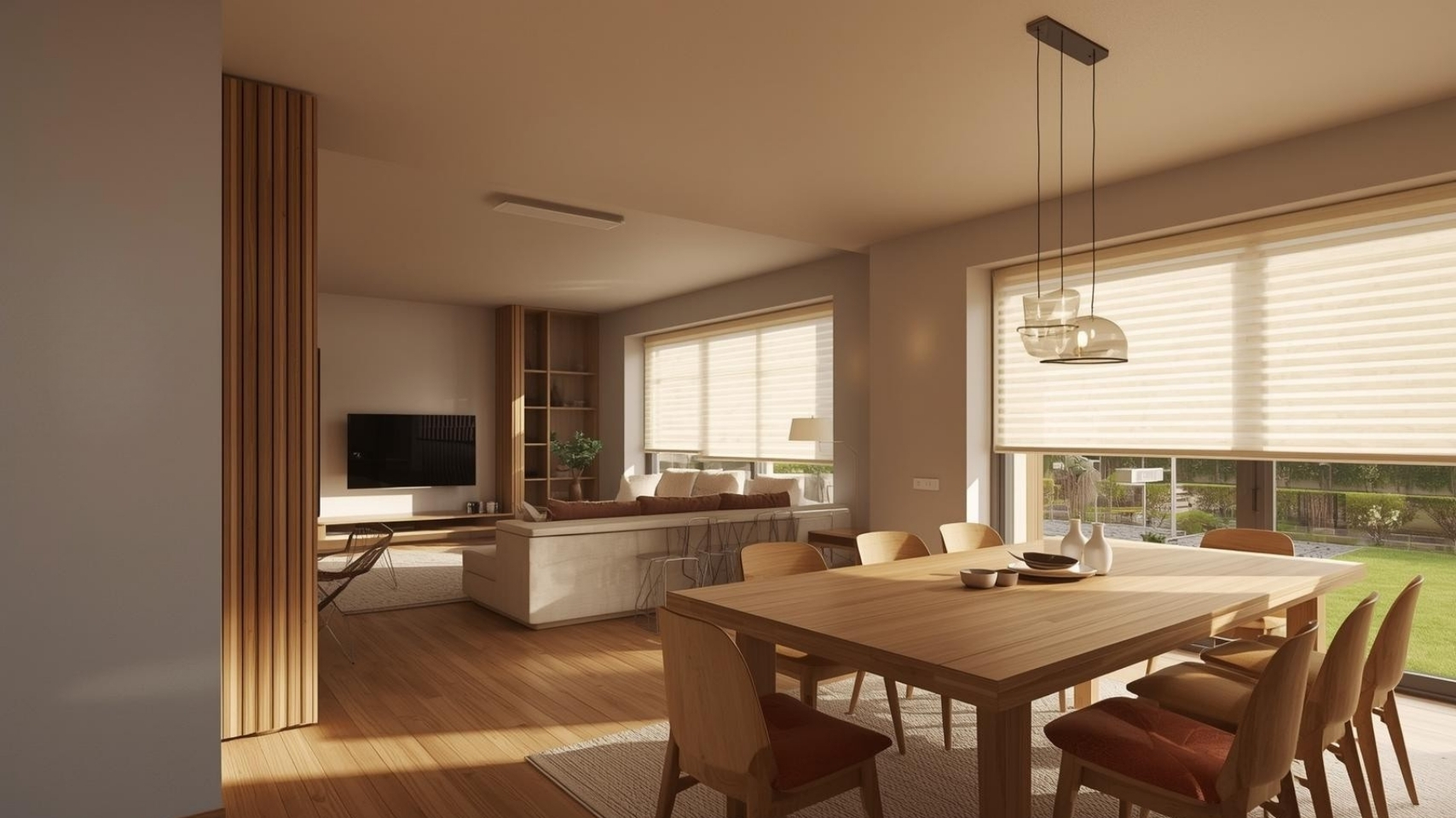 Panel sterowania Loxone w inteligentnym domu – zarządzanie oświetleniem, ogrzewaniem i roletami z jednego miejsca