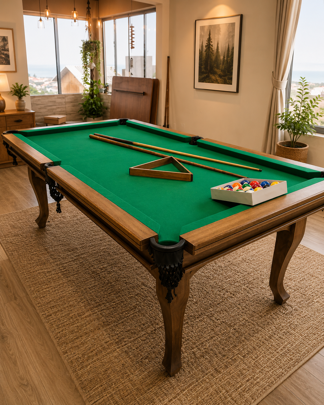 Mesa de Bilhar Premium — Pés Luiz XV - foto 3