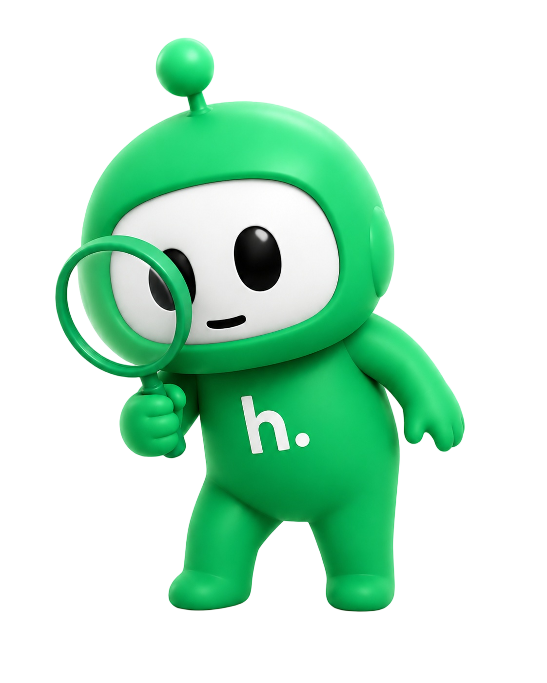 Hyper, the Hyperfind AI search mascot, waving