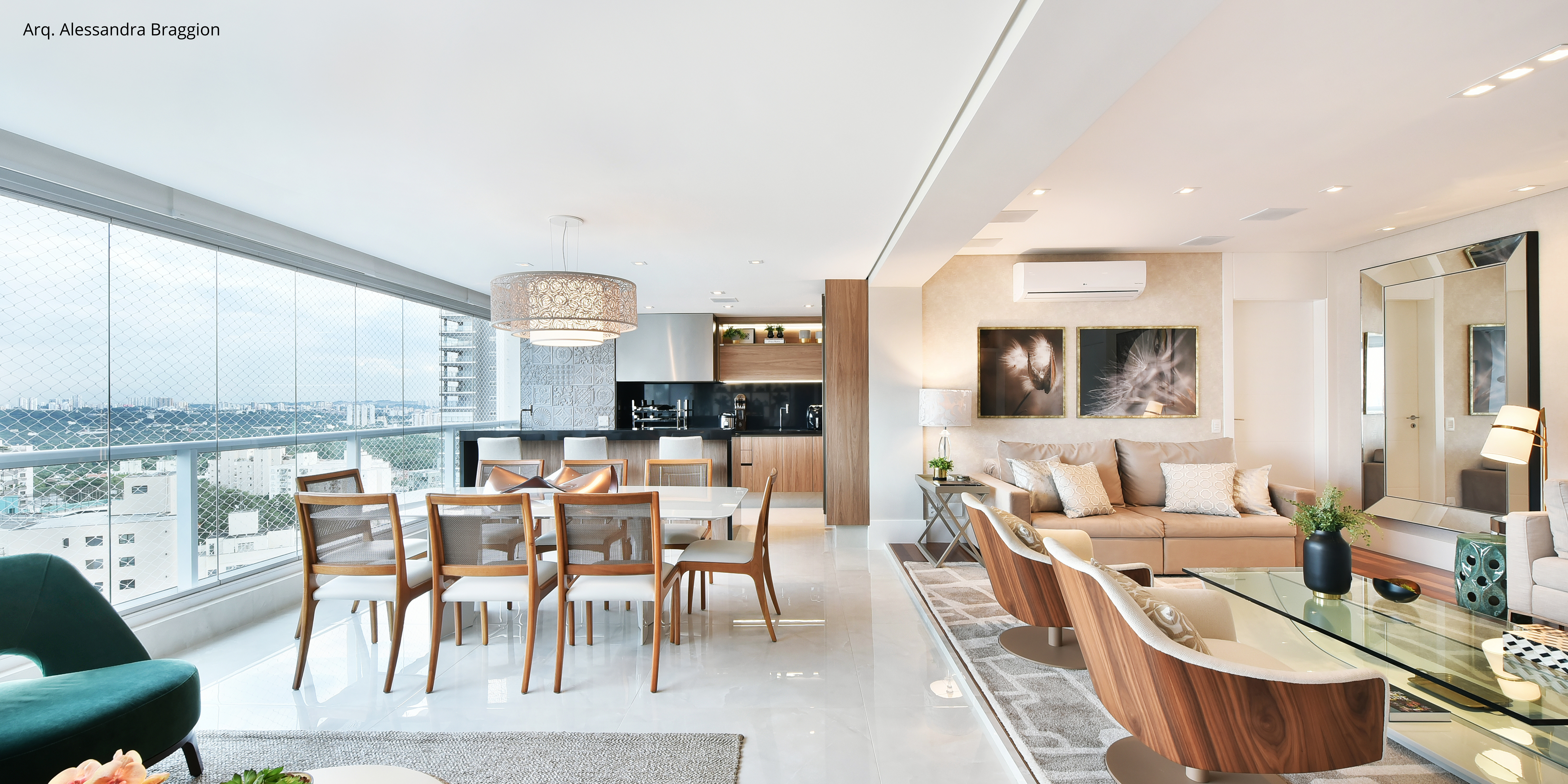 Área Gourmet Como Extensão da Sala