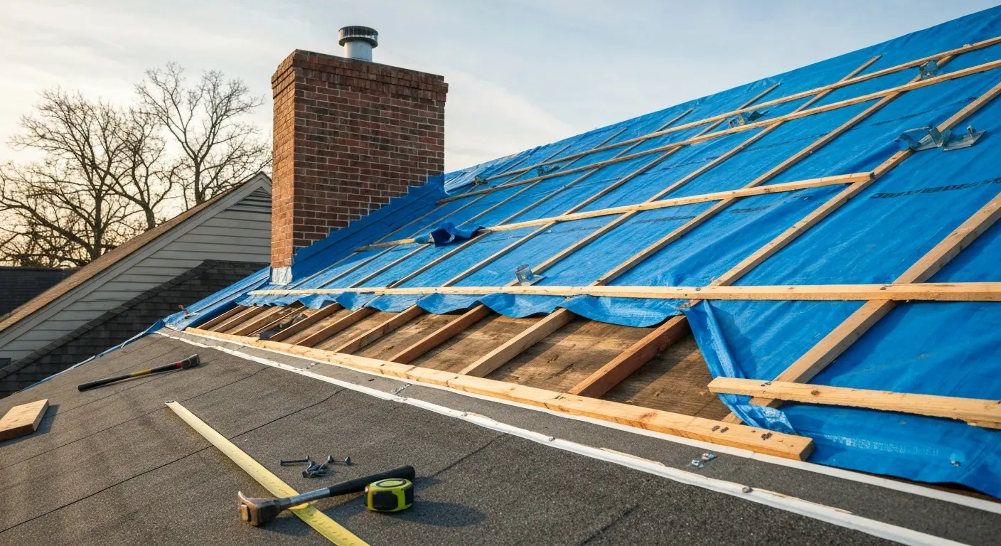 Storm damage repair