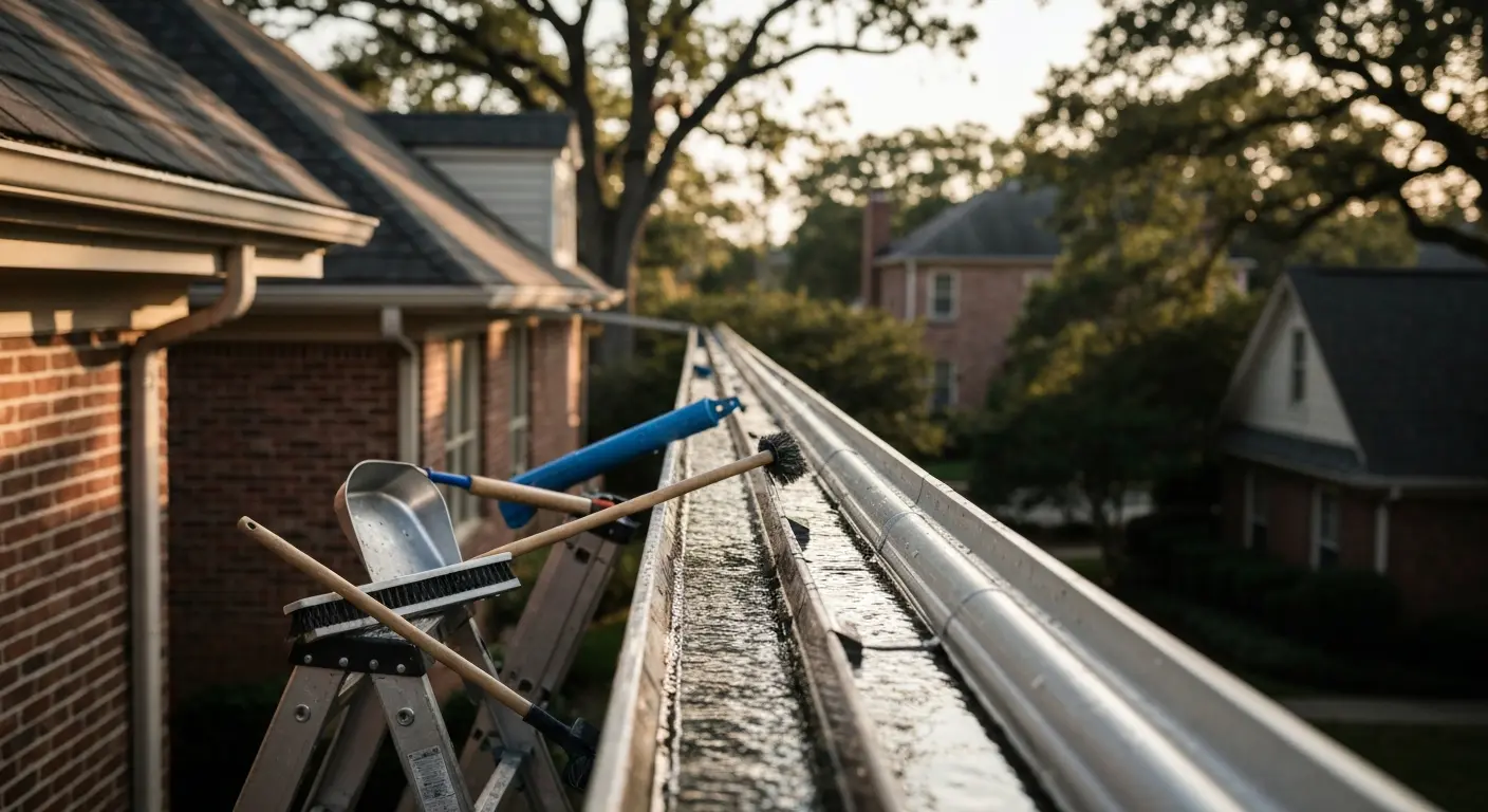 Gutter cleaning