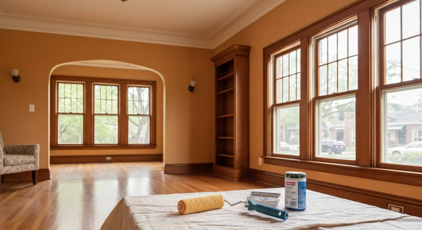 Living room interior paint