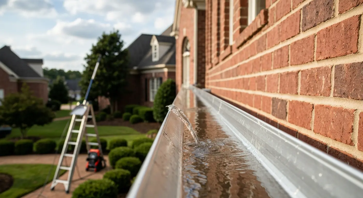 Gutter cleaning service