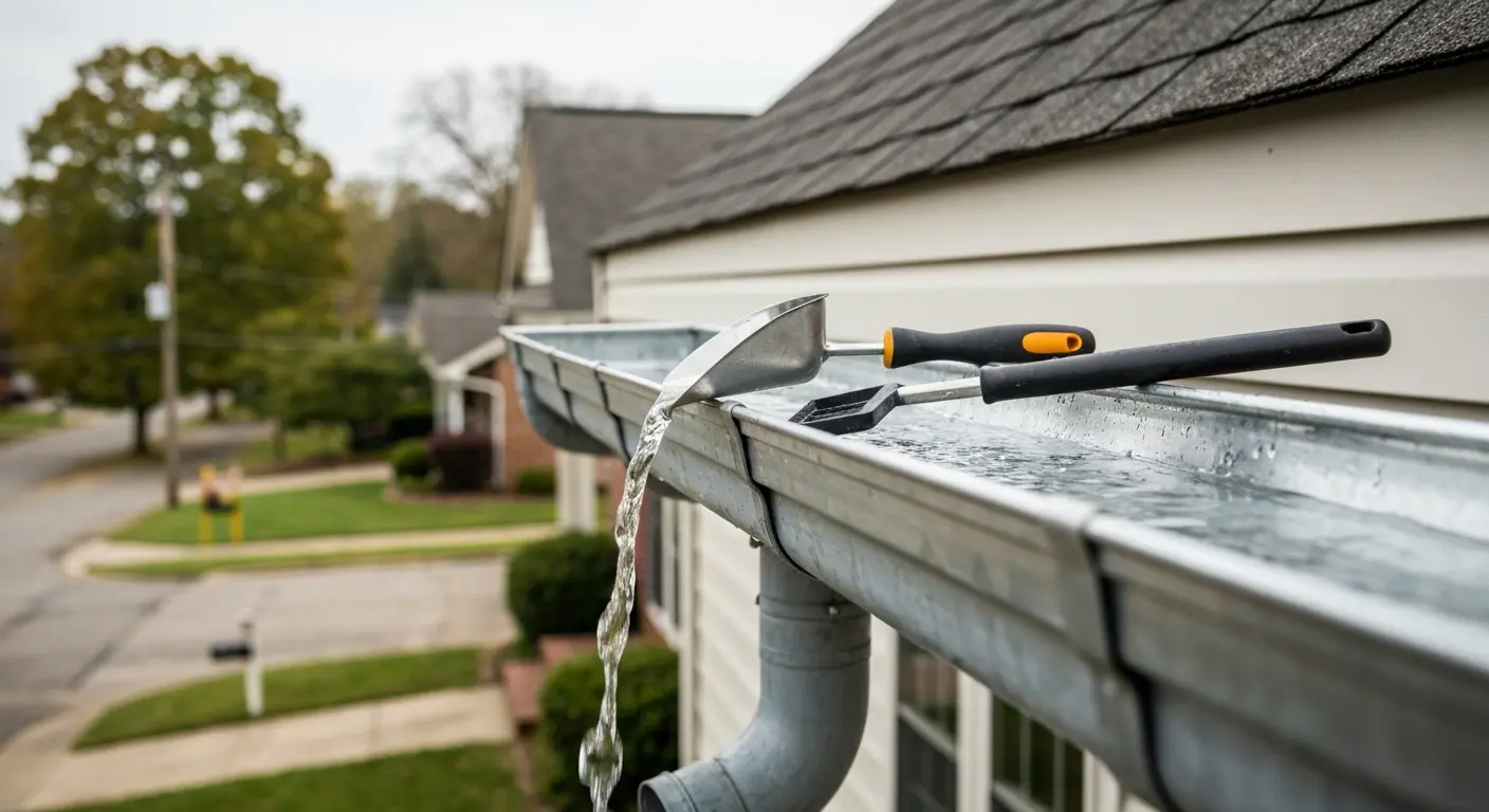 Gutter cleaning