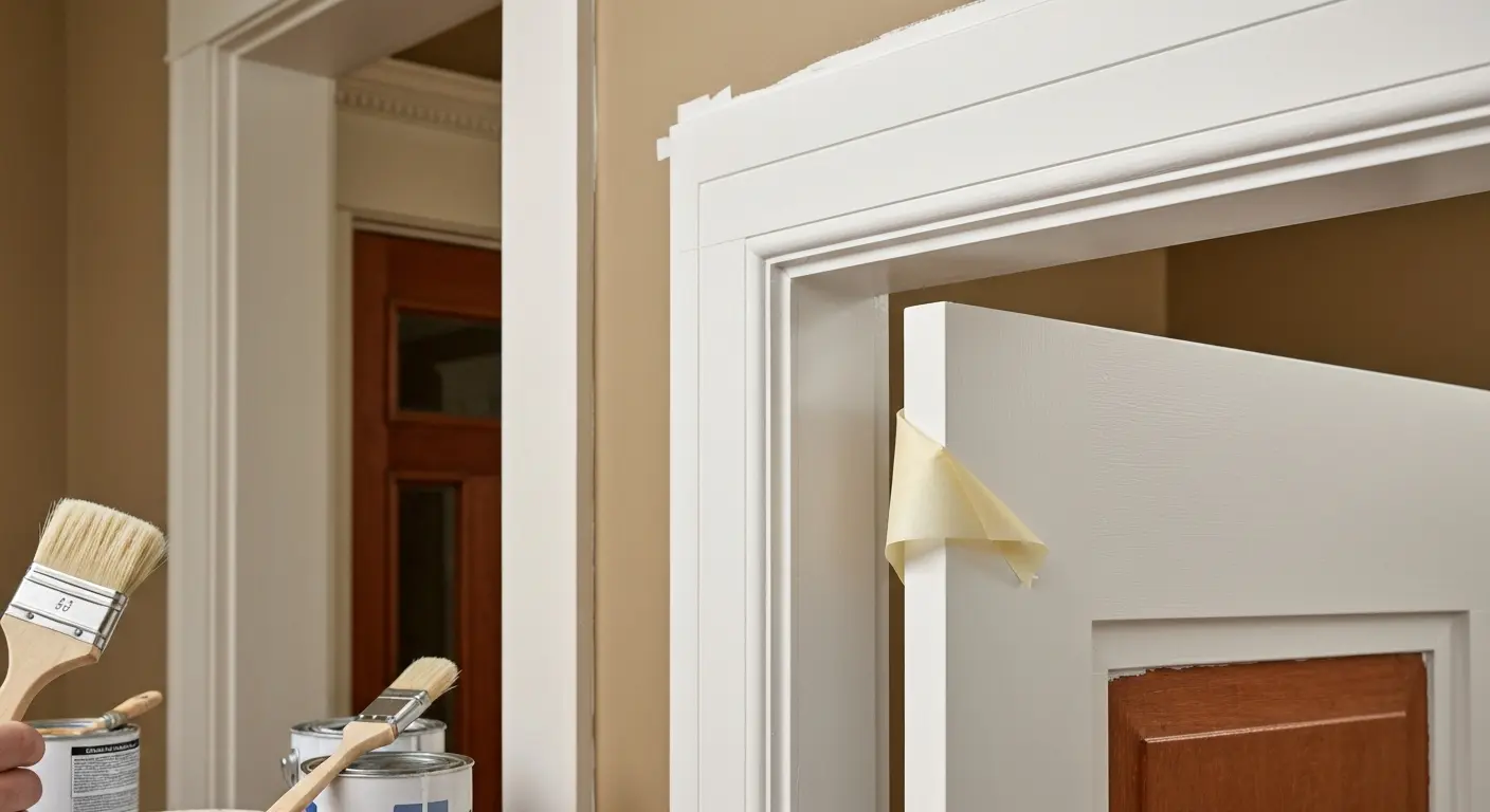 Trim and door painting in Memphis