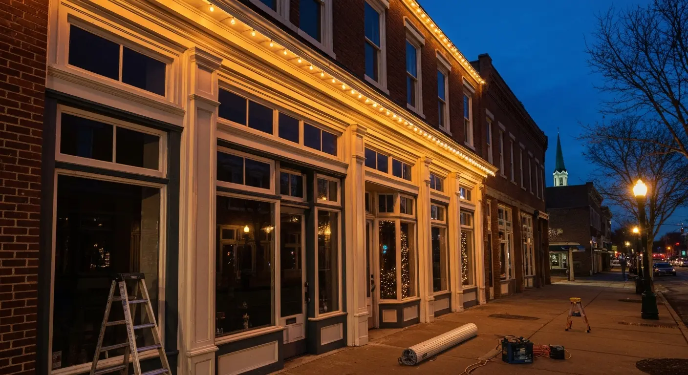 Commercial holiday lighting