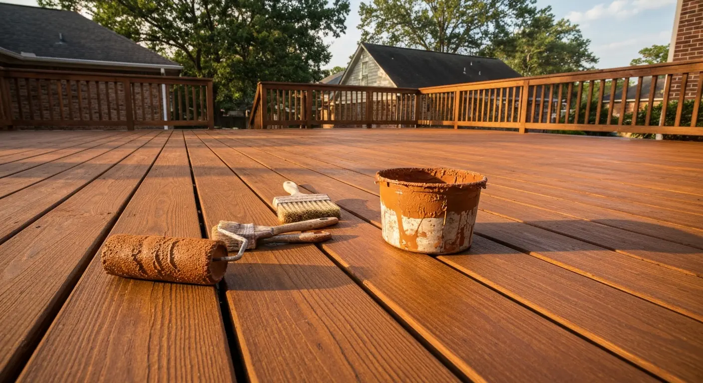 Deck staining service in Memphis
