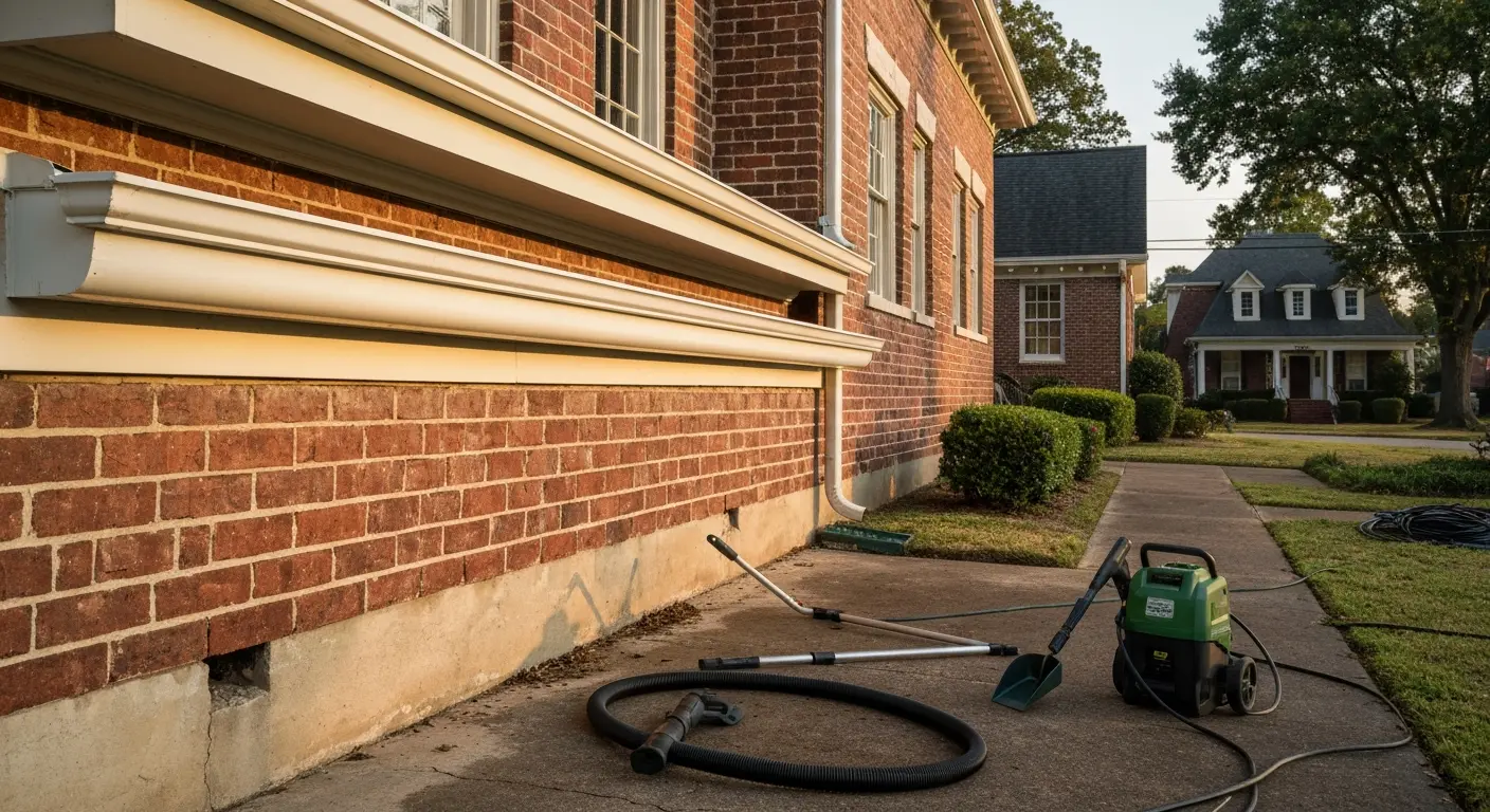 Gutter cleaning service