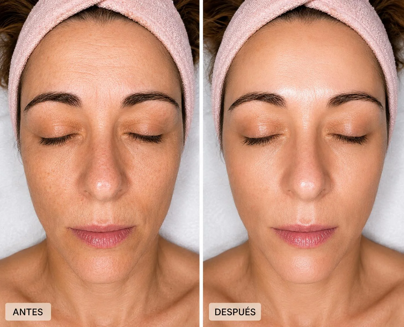 Antes y después Skin Revive