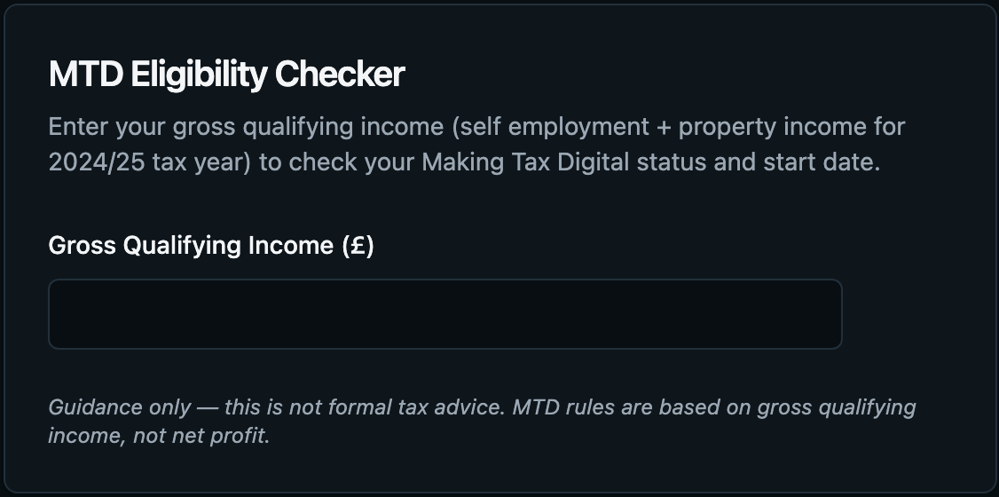 MavenHub Eligibility Checker