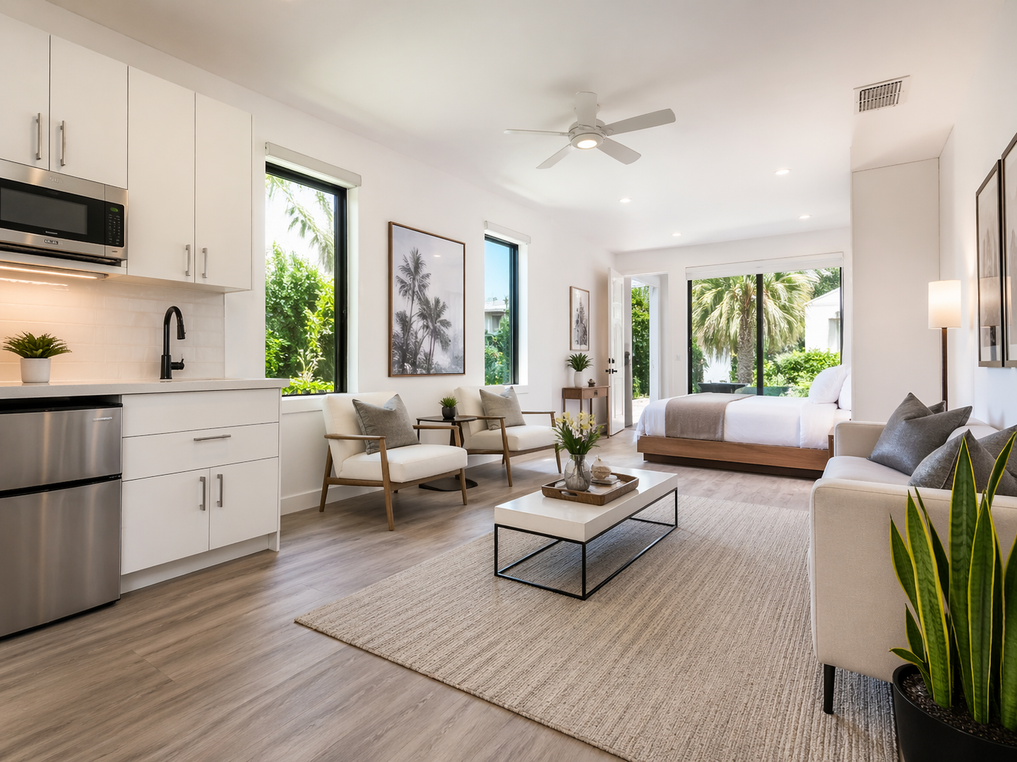 ADU interior open floor plan