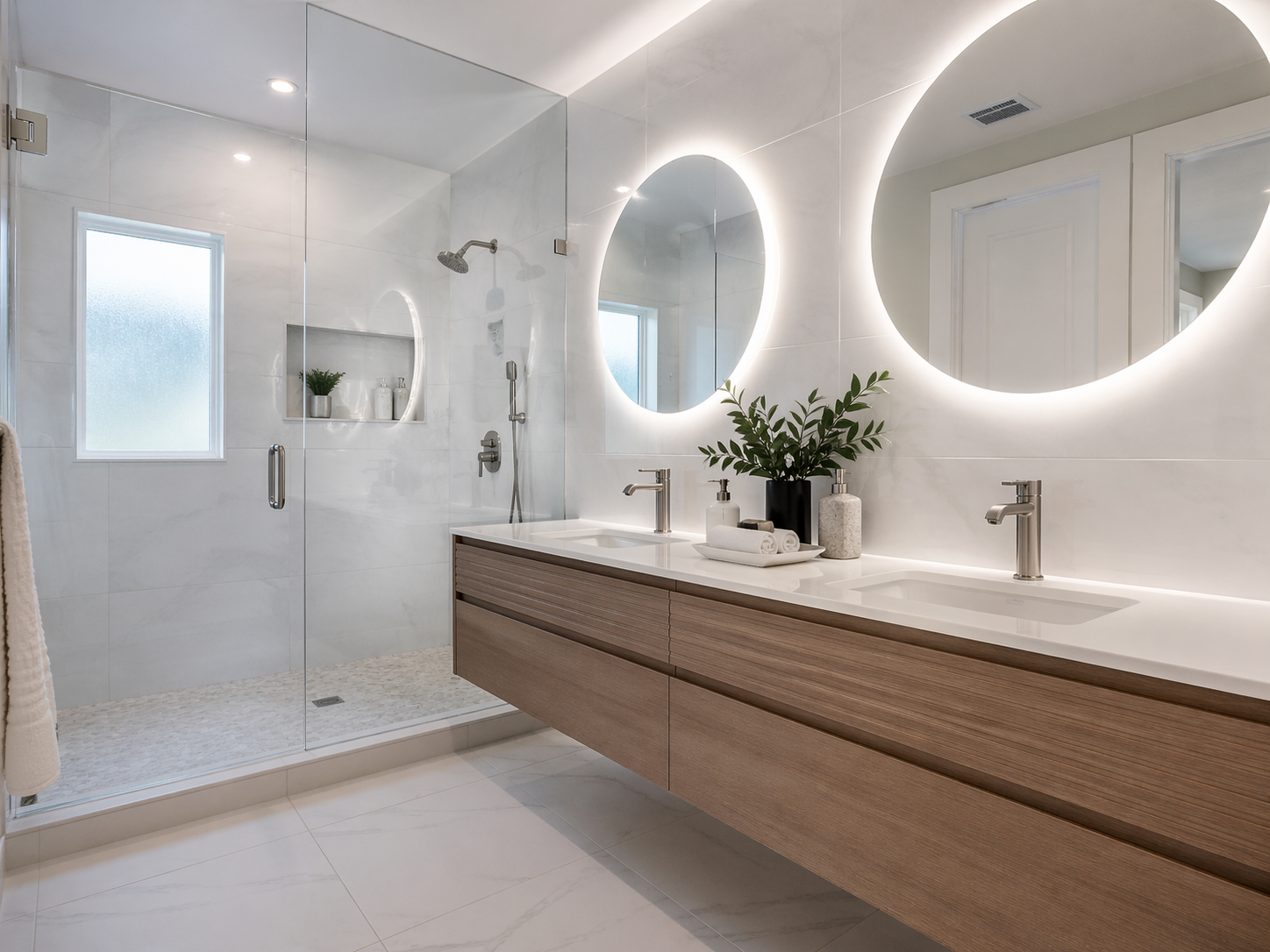 Luxury bathroom remodel South Florida