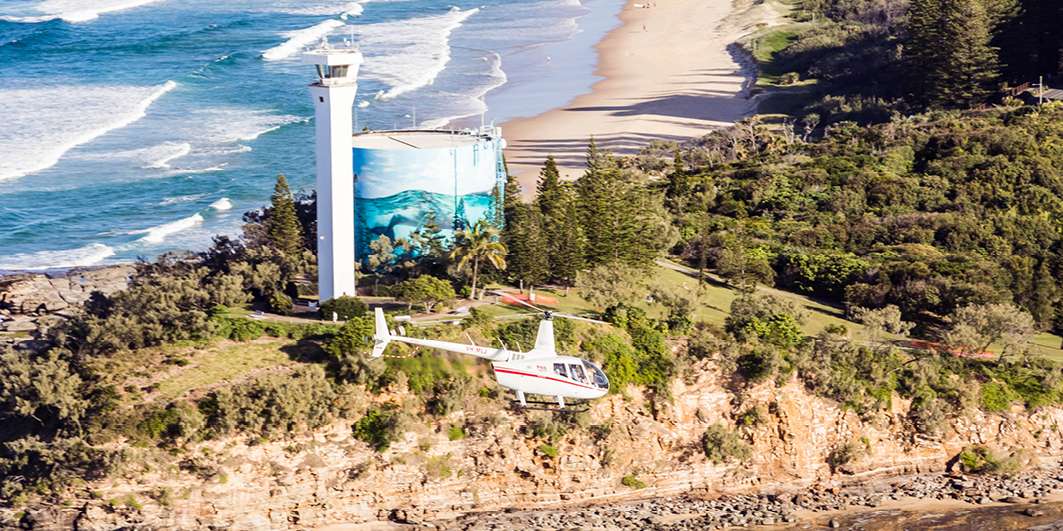 Coastal Explorer helicopter tour Sunshine Coast