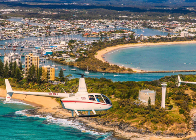 Oceanview Helicopters - Sunshine Coast & Caloundra - Beach Blast Tour