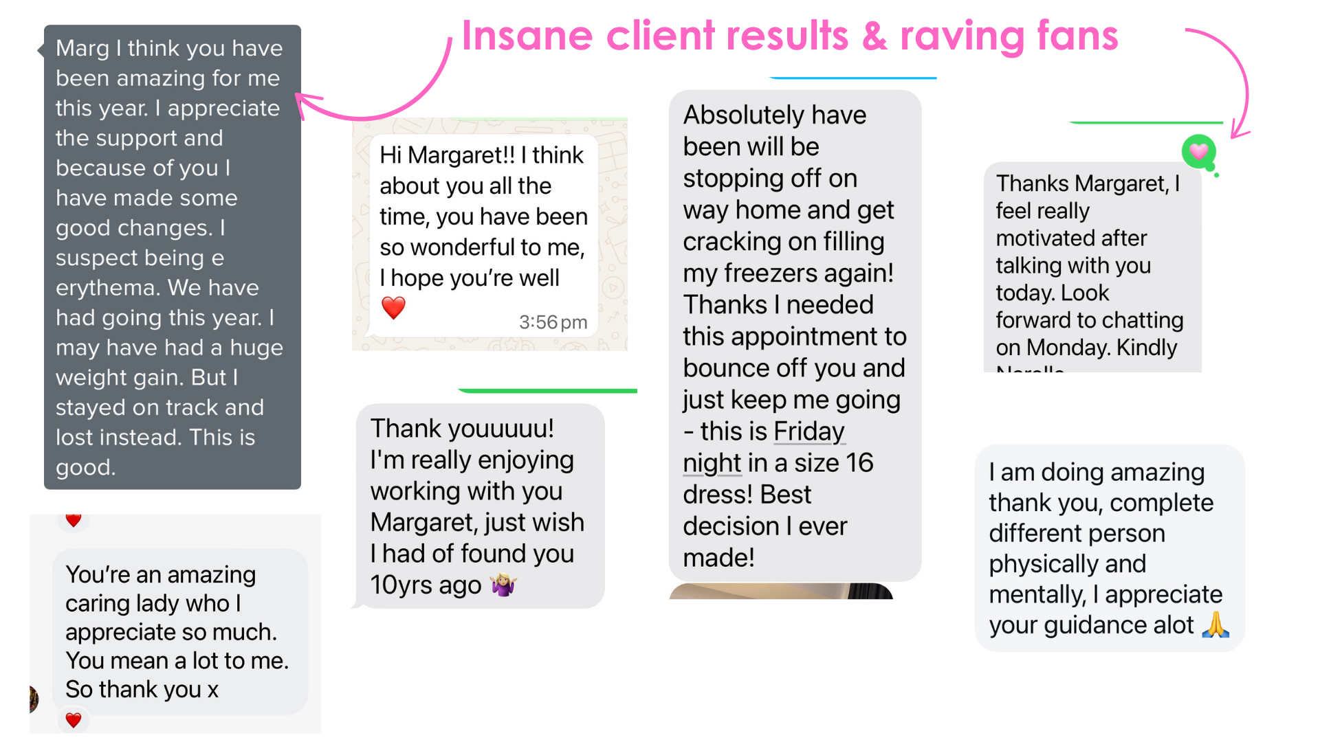 Client testimonials