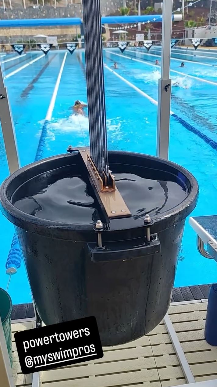 SwimPros camp — in the pool
