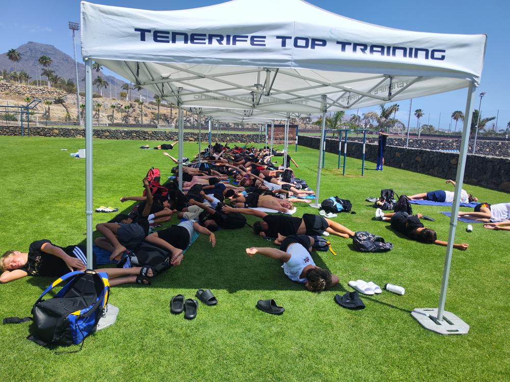 Mobility session under the gazebo