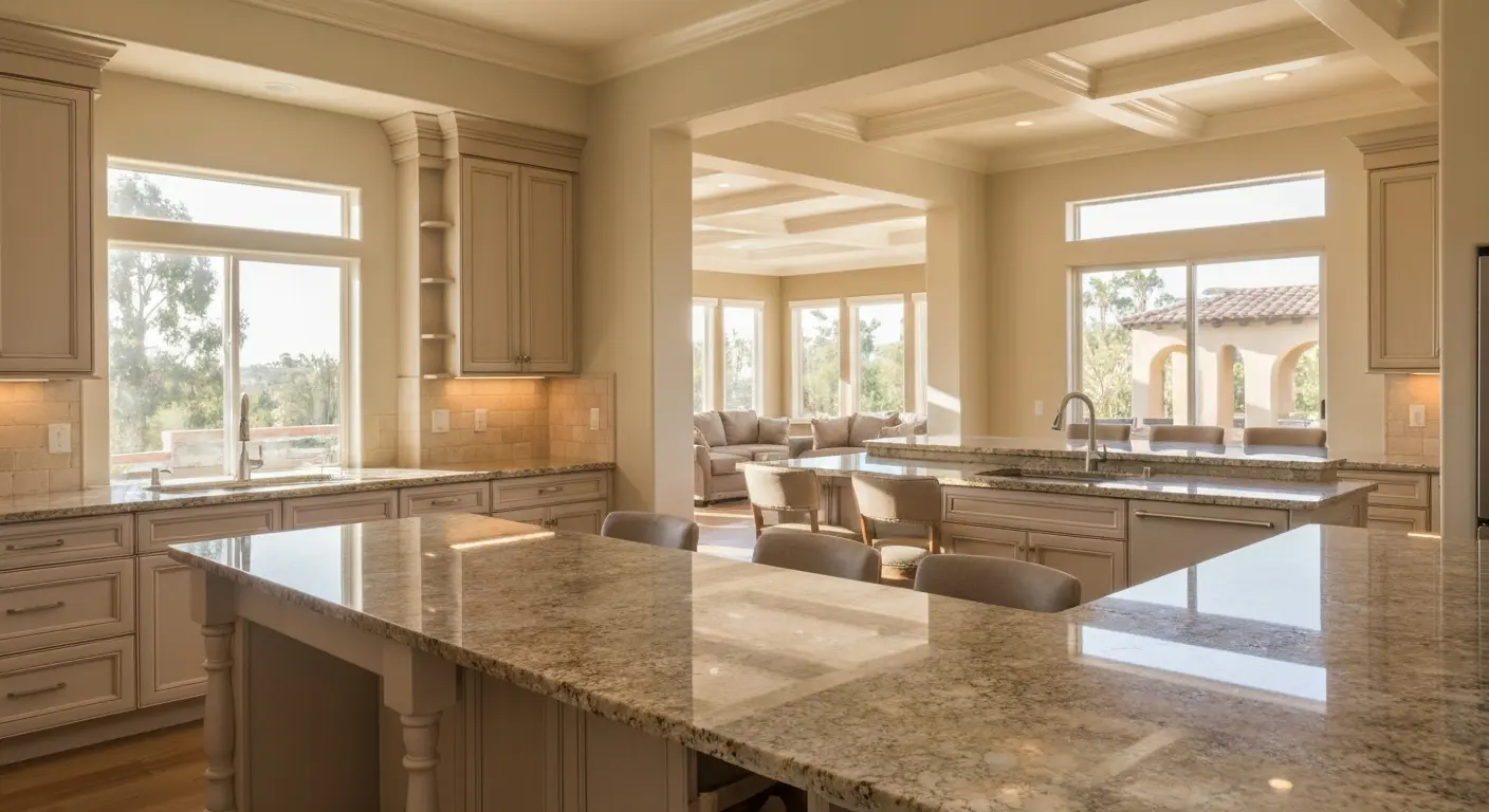 Full kitchen remodel with new cabinetry and countertops