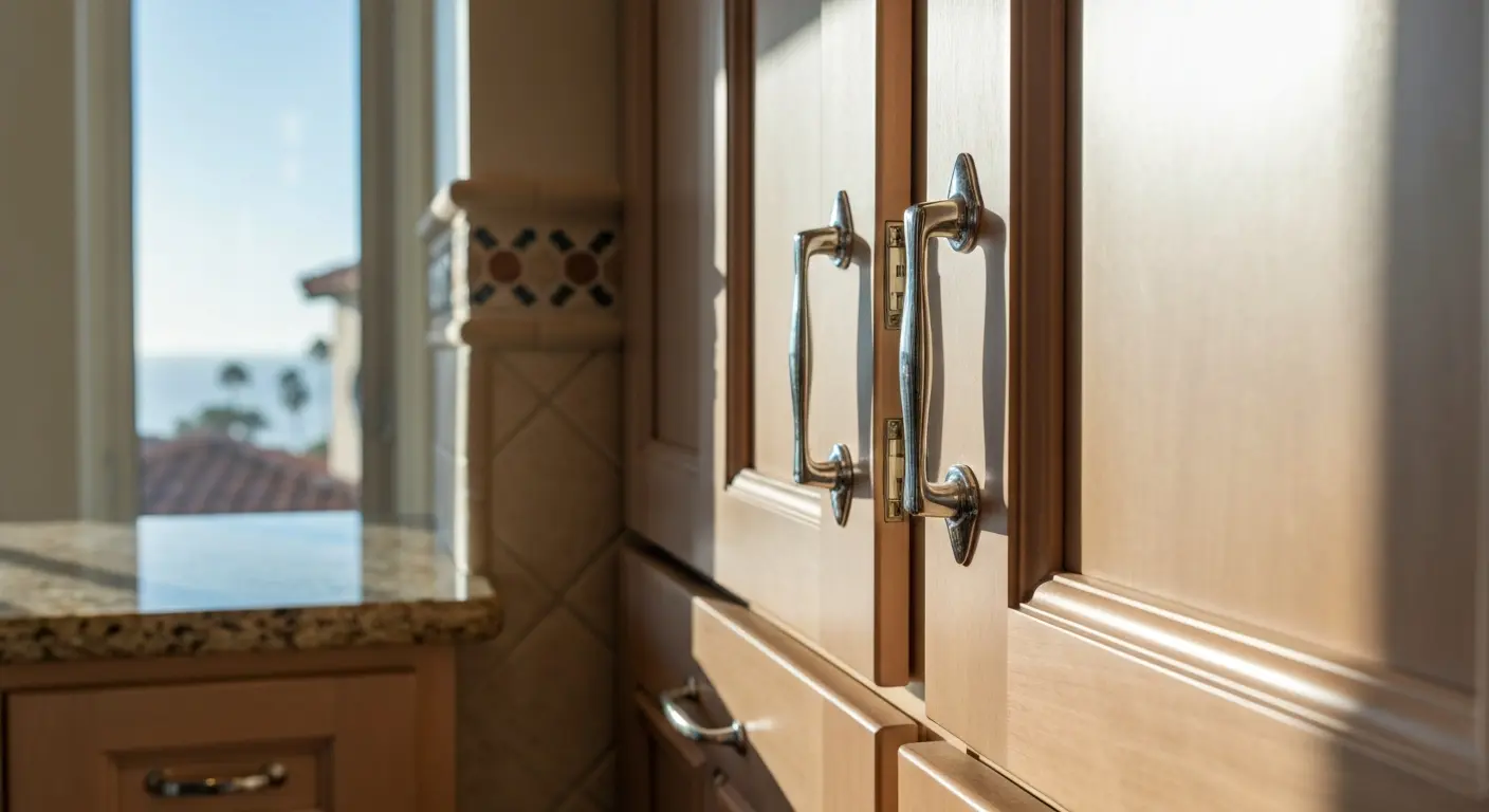 Cabinet door and hardware update