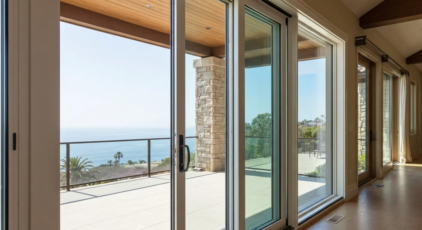 Window door installation