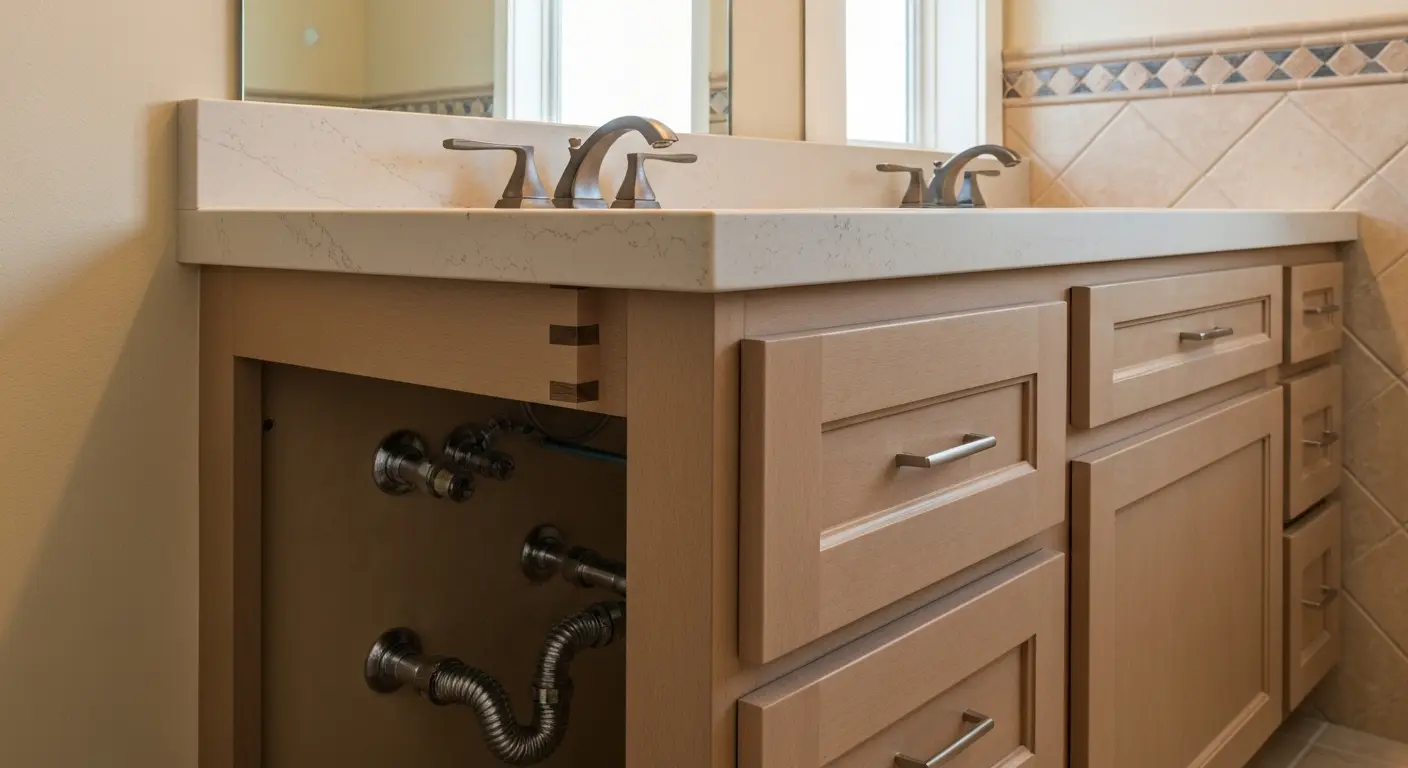 Custom bathroom vanity installation San Diego