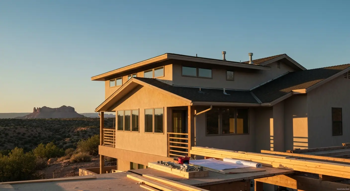 Home addition exterior