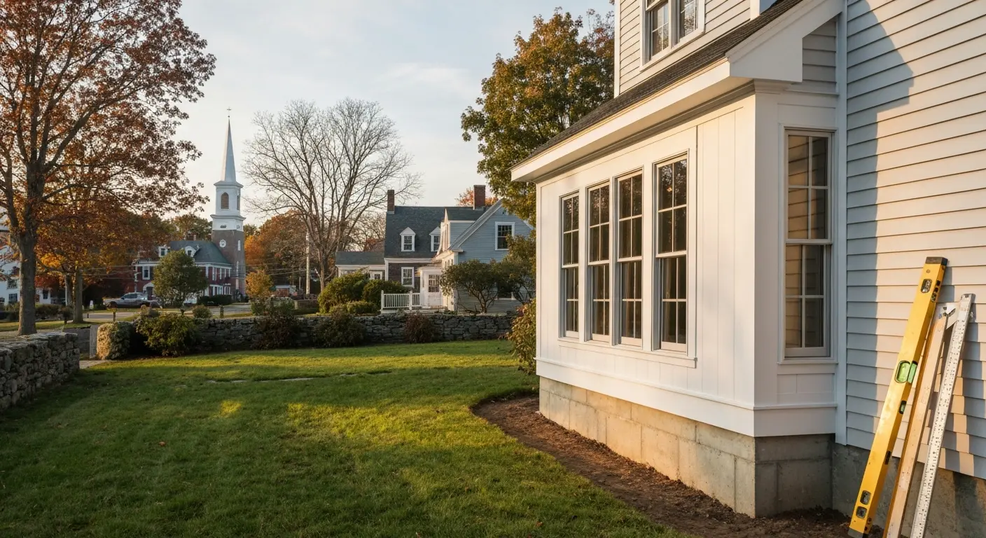 Home addition on estate property