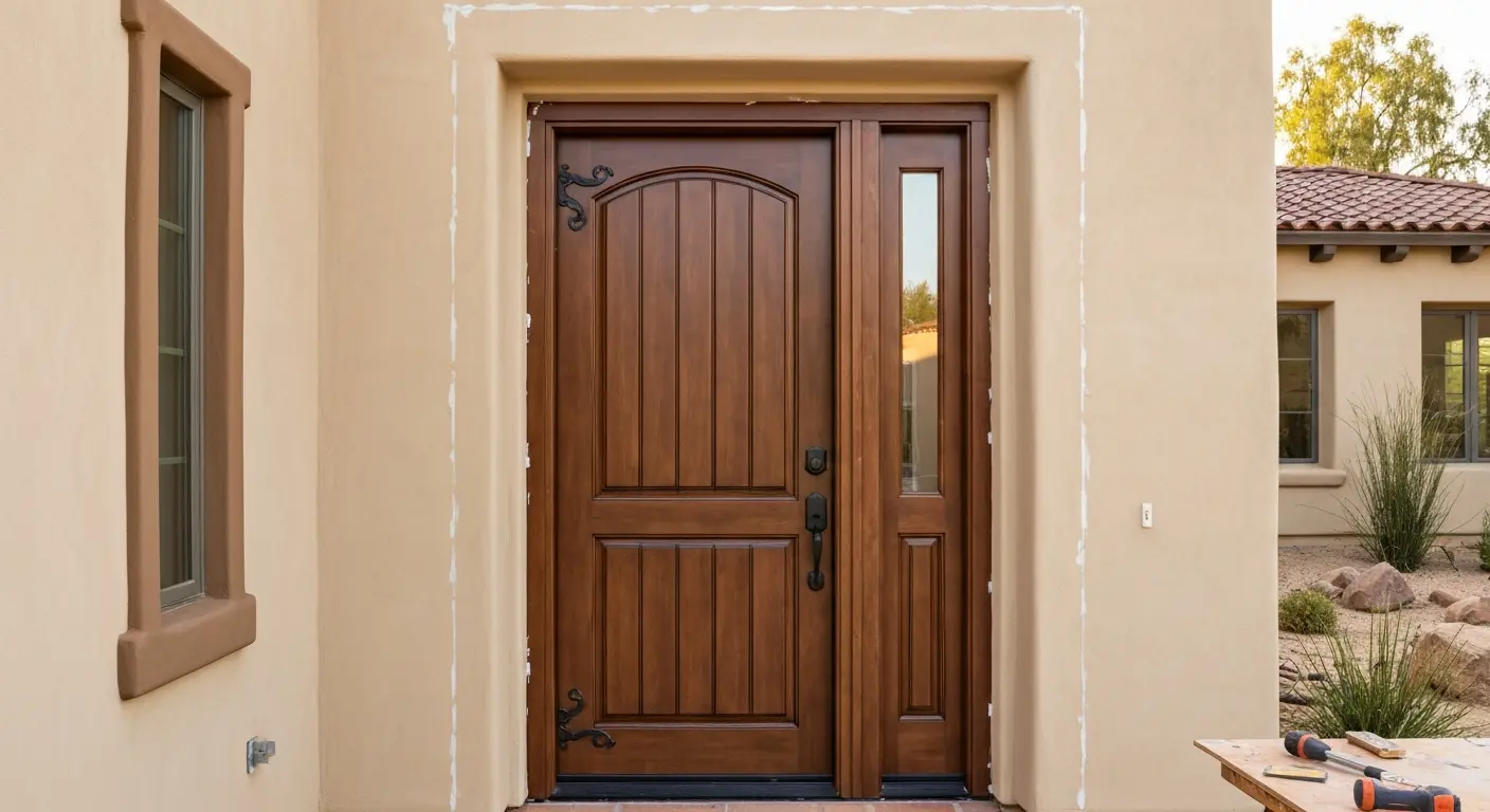 Door installation in Black Mountain Ranch