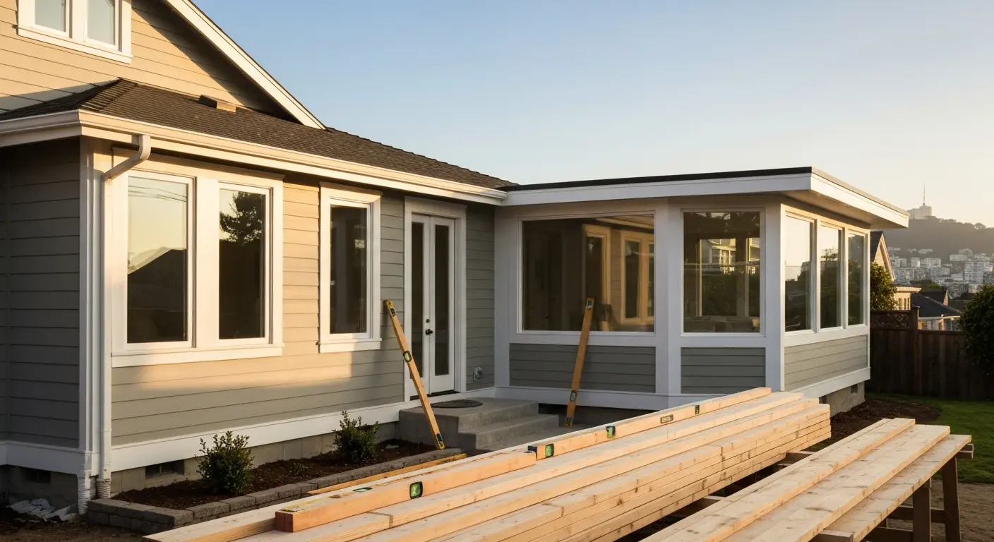 Home addition in Kensington Hills