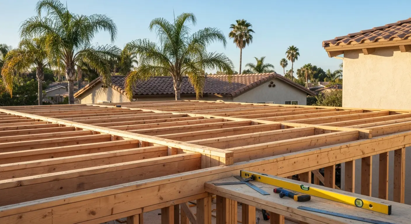 Framing work in progress