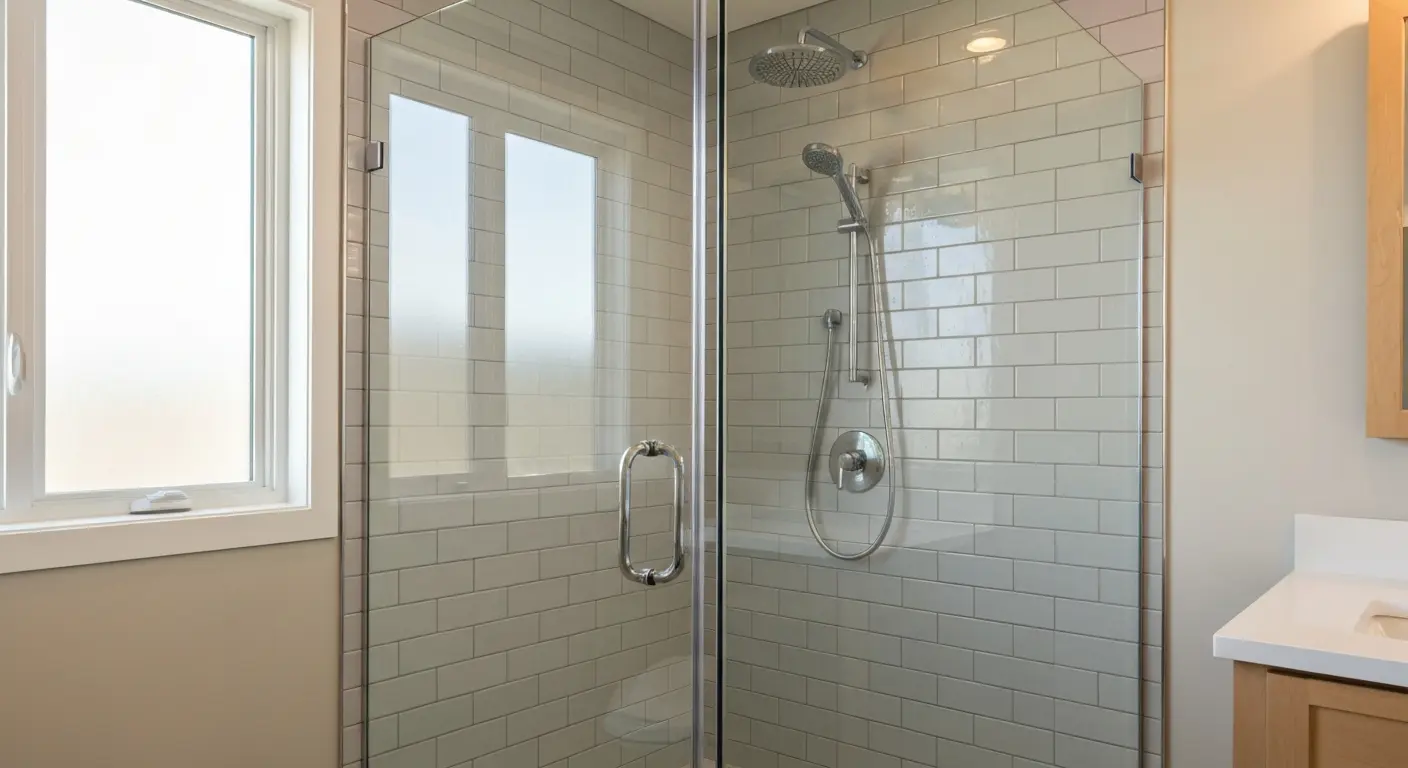Walk-in shower installation