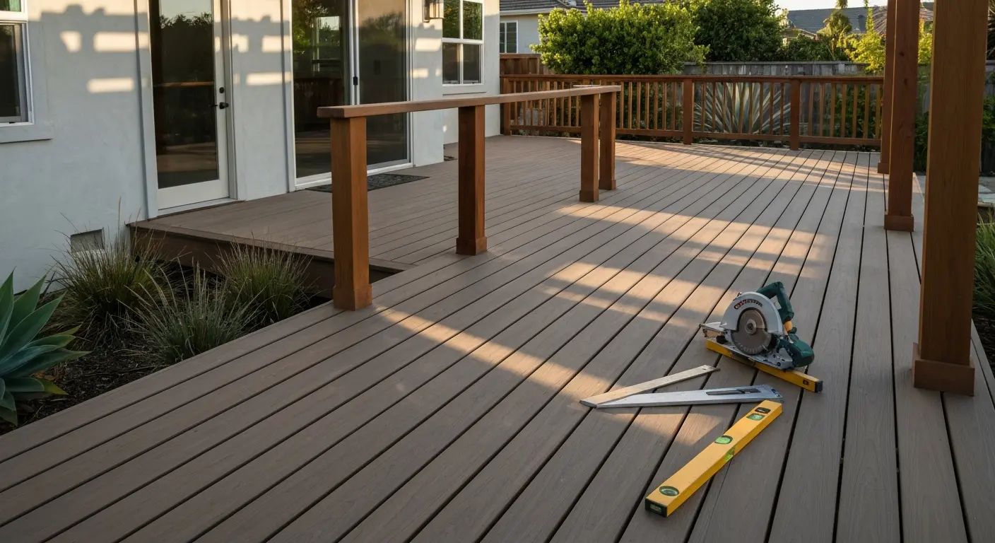 Deck construction project