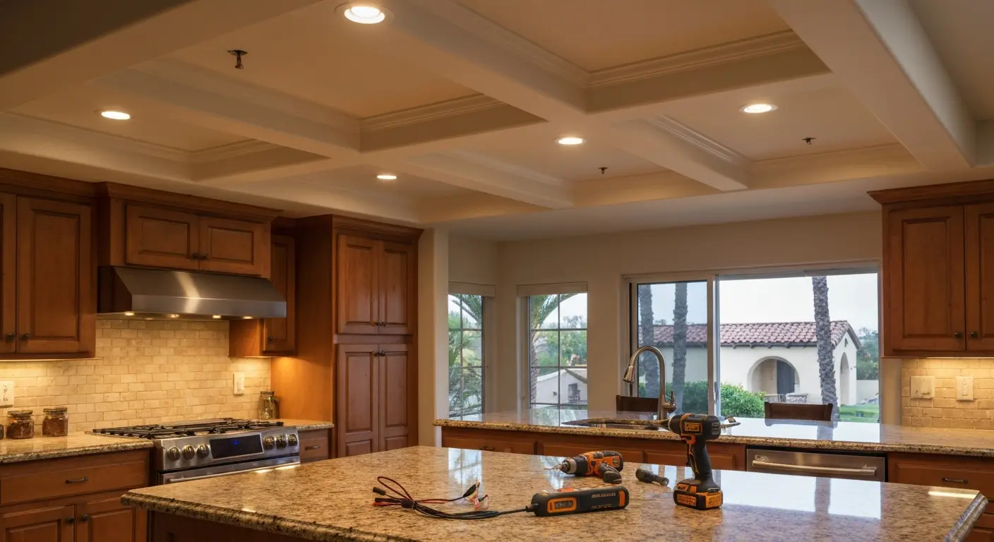 Recessed lighting installation