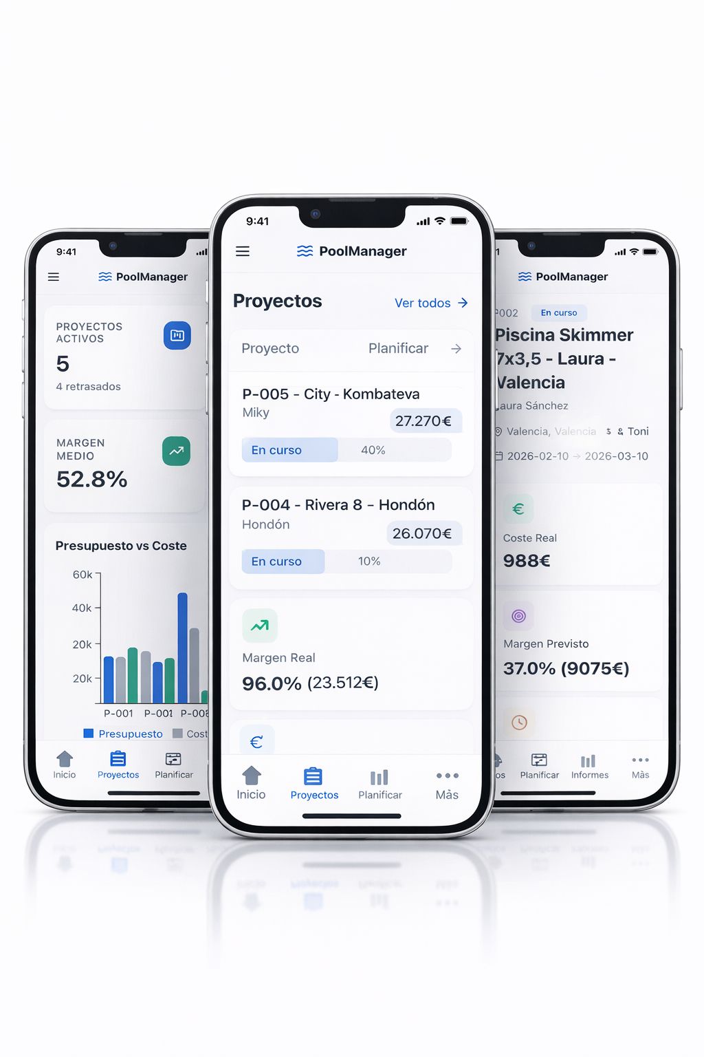 App móvil PoolManager