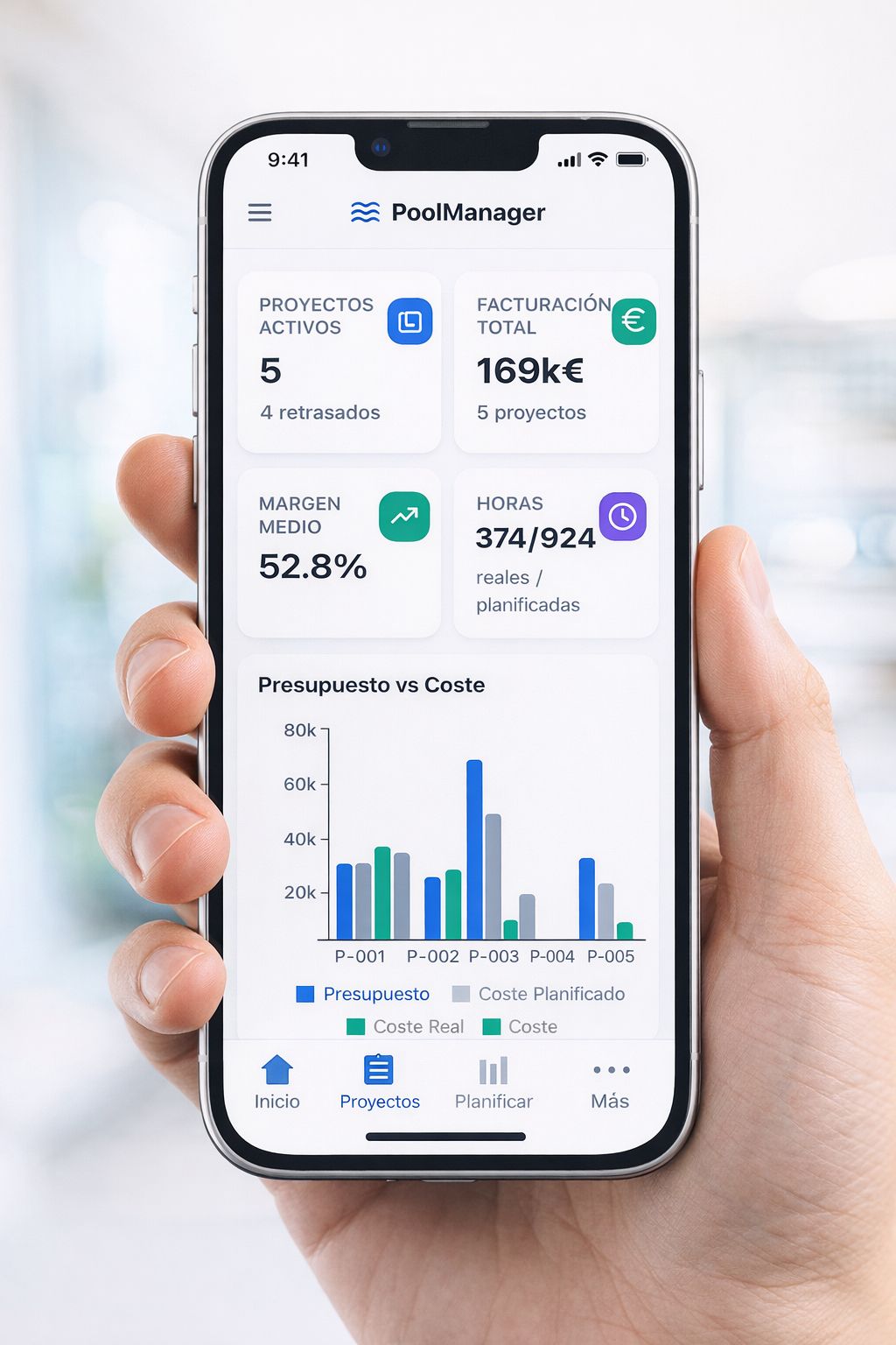 App móvil operarios PoolManager