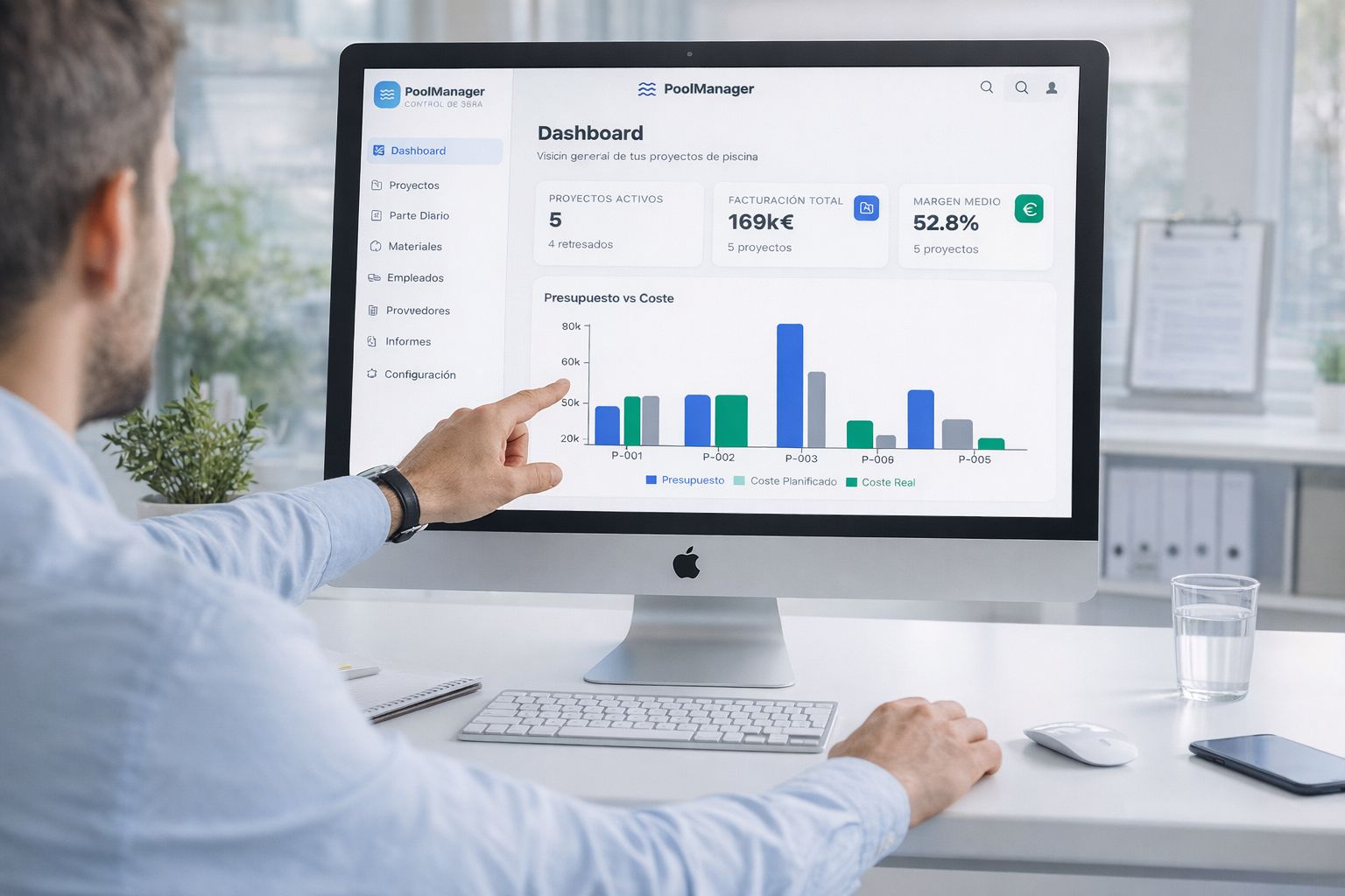 Panel de control PoolManager
