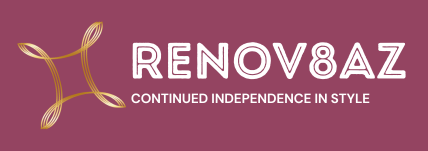 Renov8 A logo